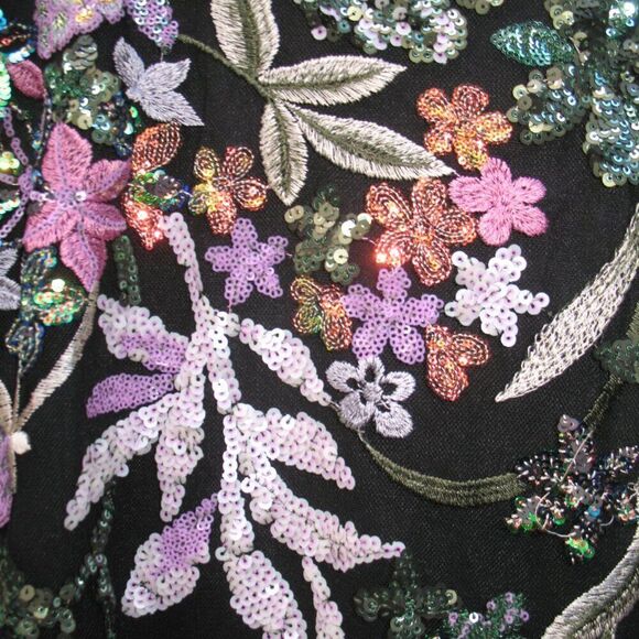 Mac Duggal 49827 Spaghetti Strap Bustier Embroidered Applique Gown - Picture 9 of 16